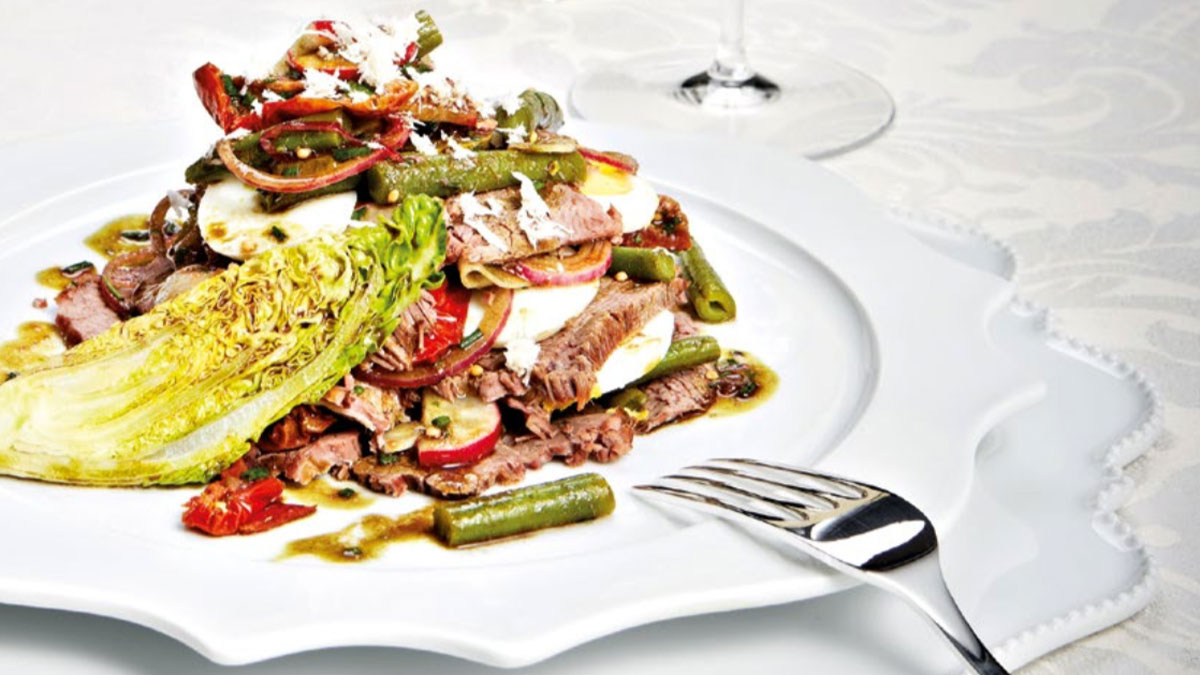 Knackig frischer Tafelspitz-Salat zum selber zubereiten mit Rezept