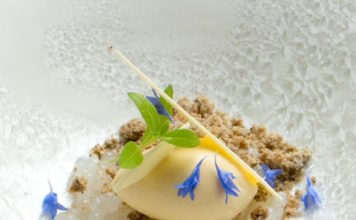 #REZEPT: Kalamansi-Eis mit Litschi-Tapioka und Sesam-Crumble Kalamansi-Eis