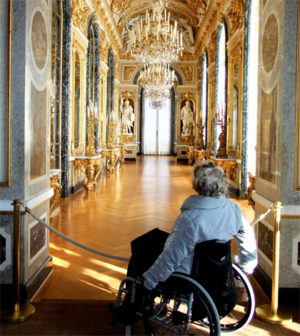 Mit dem Rollstuhl bei König Ludwig im Schloss Neuschwanstein
