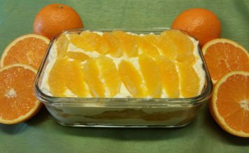 Orangen-Tiramisù frisch zubereitet