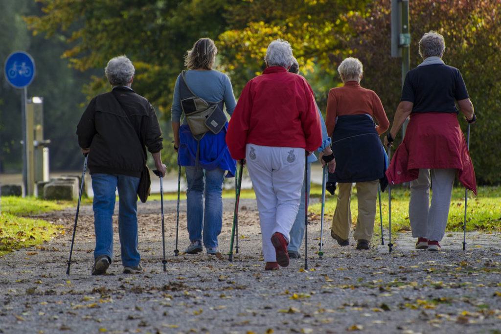 Nordic Walking gegen Osteoporose