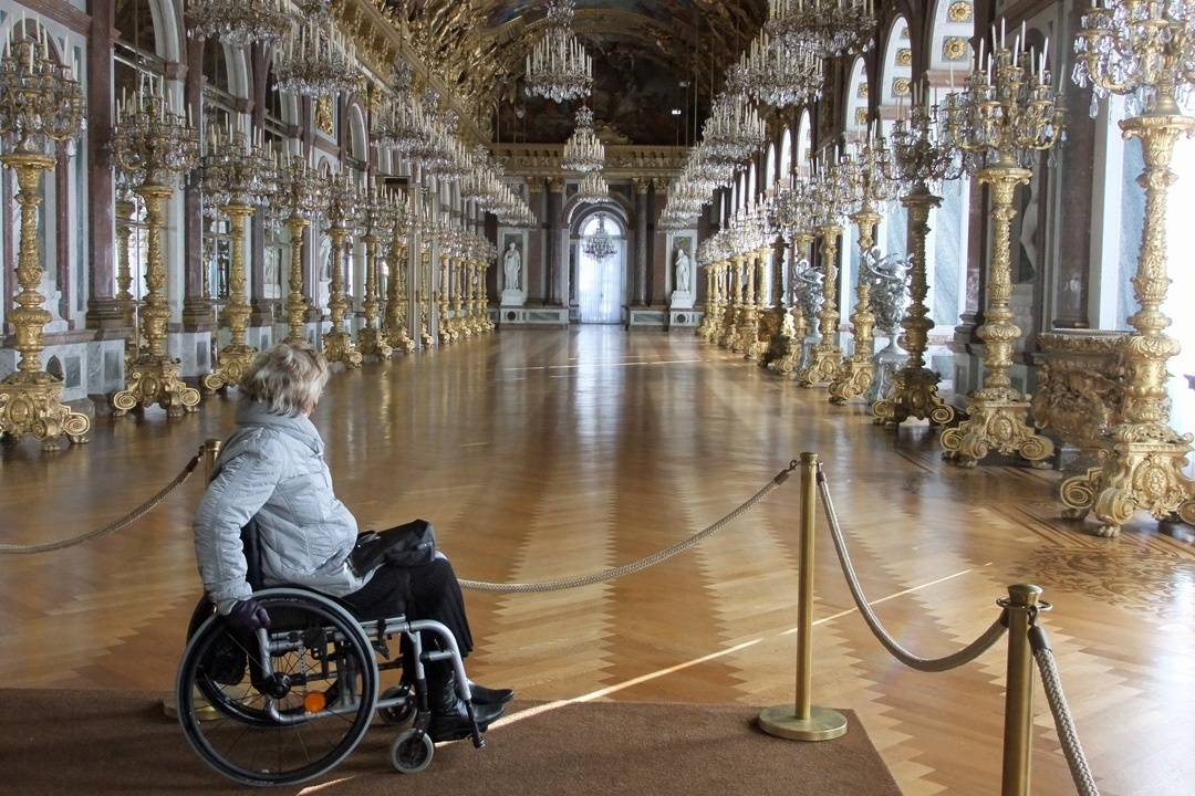 Mit dem Rollstuhl zu den Schlösser von König Ludwig II.