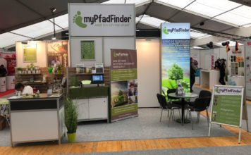 myPfadFinder Messestand an der MIR 2018 in Memmingen