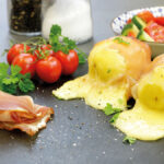 Als Alternative zum Käsefondue: Raclette-Kartoffeln aus dem Ofen.