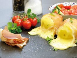 Als Alternative zum Käsefondue: Raclette-Kartoffeln aus dem Ofen.